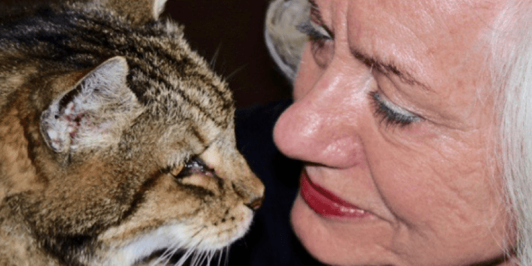 gail and sam the cat